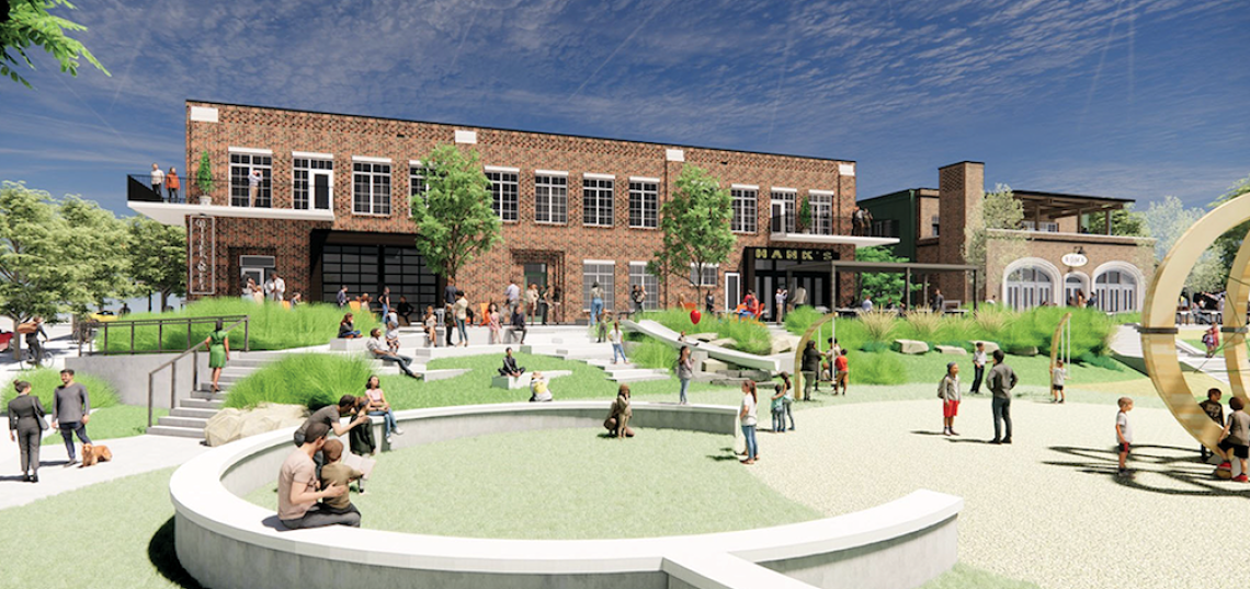 In Avondale Estates, parkside retail, restaurant row to break ground